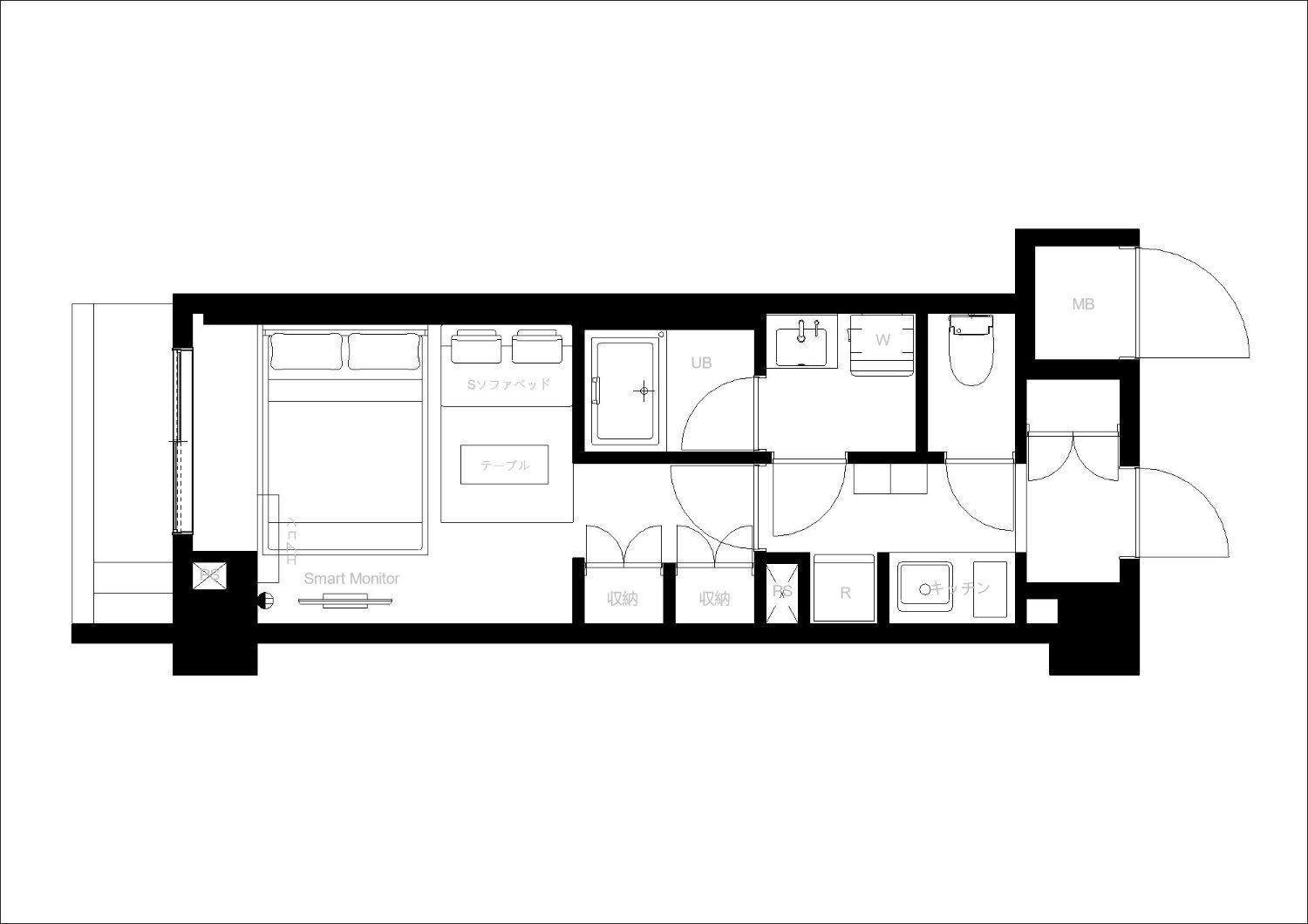 Apartemen Mat Shinjuku West Tokyo