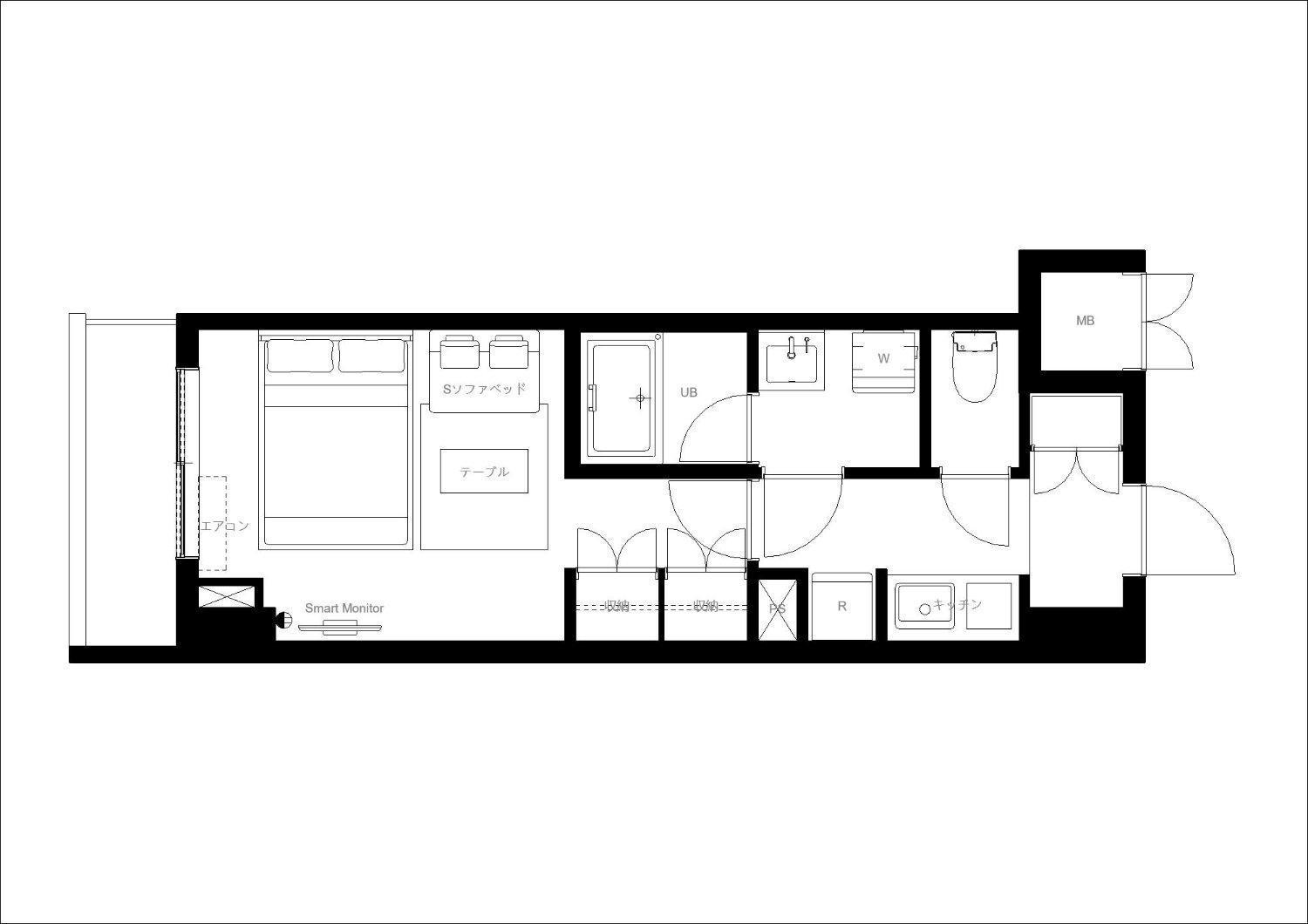 Mat Shinjuku West Apartemen